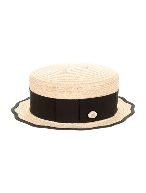 chanel straw hat|chanel hats for sale.